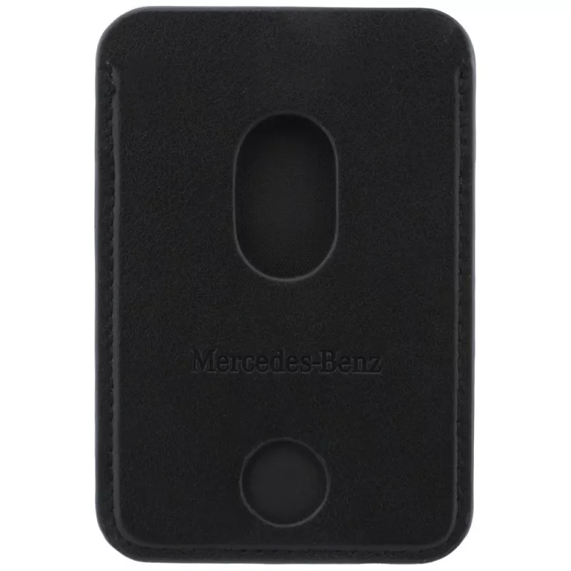 Mercedes Leather Magnetic Wallet Black