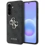 Guess Leather 4G Metal Logo Dėklas Samsung Galaxy A57 5G, Juodas