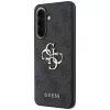 Guess Leather 4G Metal Logo Dėklas Samsung Galaxy A57 5G, Juodas
