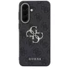 Guess Leather 4G Metal Logo Dėklas Samsung Galaxy A57 5G, Juodas