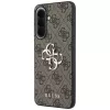 Guess Leather 4G Metal Logo Dėklas Samsung Galaxy A57 5G Rudas