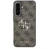 Guess Leather 4G Metal Logo Dėklas Samsung Galaxy A57 5G Rudas
