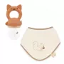 Kaloo Baby Gift Set Fruit Teether + Bib Grignoti the Squirrel