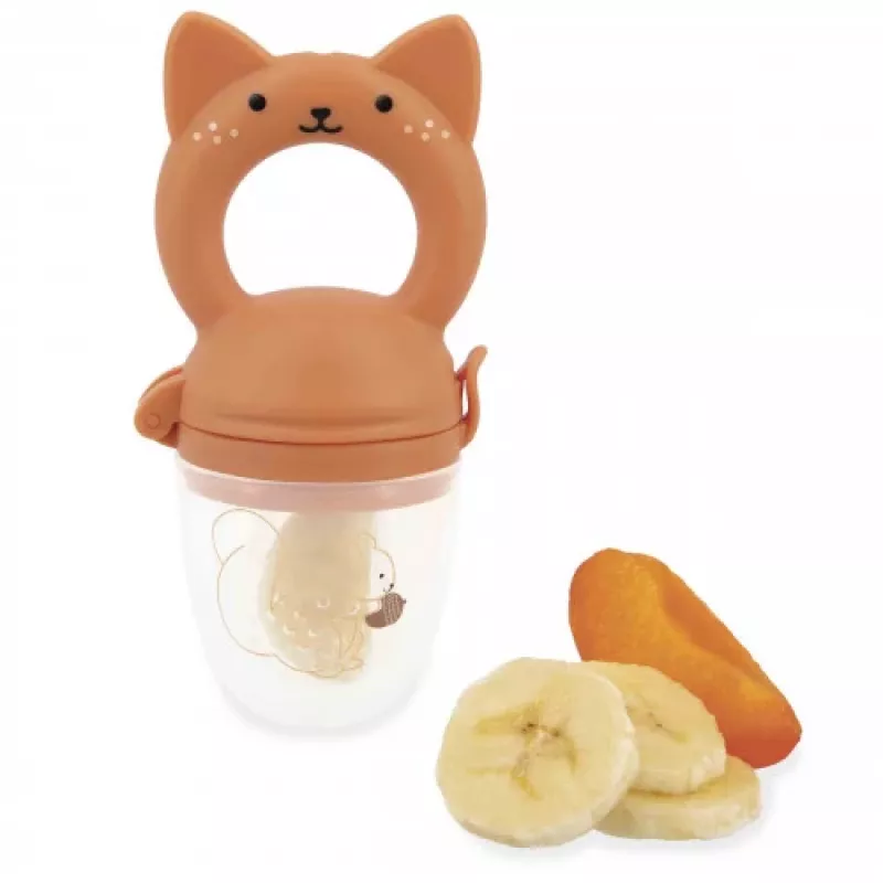 Kaloo Baby Gift Set Fruit Teether + Bib Grignoti the Squirrel