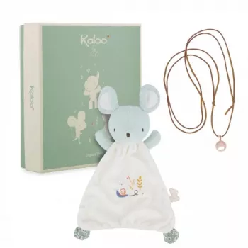 Kaloo 2-in-1 Dovanų Rinkinys (Pagalvėlė + Nėštumo Bola Vėrinys) Pelė Petites Chansons