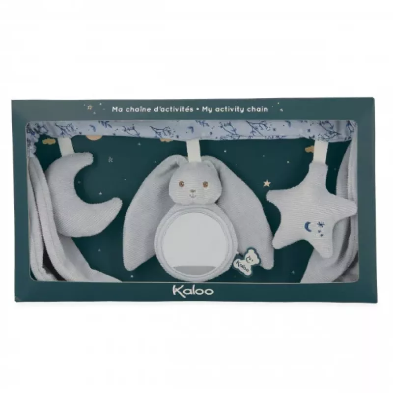 Kaloo Lapinoo Blue Rabbit Stroller Activity Chain