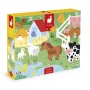 Janod Sensory Touch Puzzle Farm 20 Pieces 2+