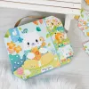 Janod Pure Progressive Jigsaw Puzzle Set in Suitcase – Animals – 4 Puzzles (6, 9, 12, 16 Pieces) – 2+ Years – Made in France