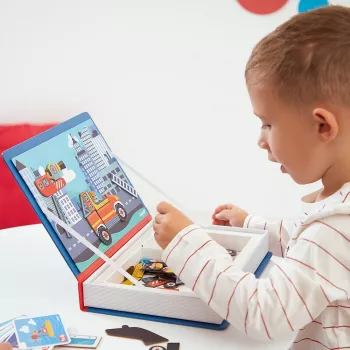 Janod Magnetibook Fire Brigade Magnetic Creative Play Set