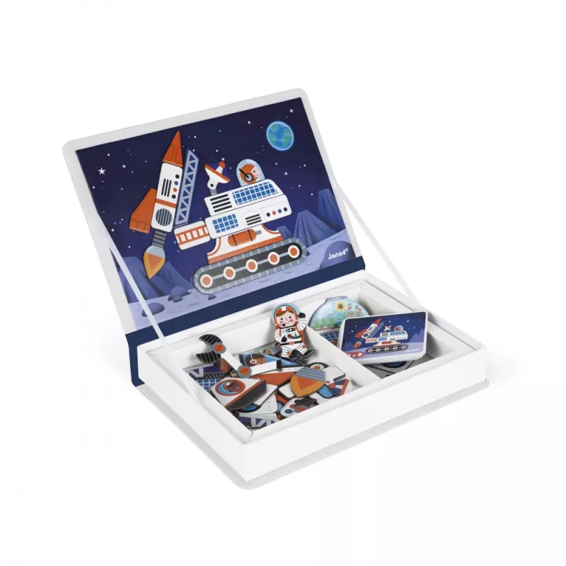 Janod Magnetibook Kosmosas – lavinamasis magnetinis žaidimas apie kosmosą