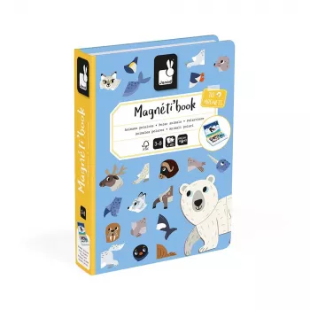 Janod Magnetibook Polar Animals Magnetic Educational Toy