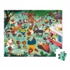 Janod Bear Family Dress-Up Puzzle in Suitcase 54 Pieces