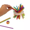 Janod Crazy Sticks – medinis pusiausvyros žaidimas 1–4 žaidėjams, spalvotas