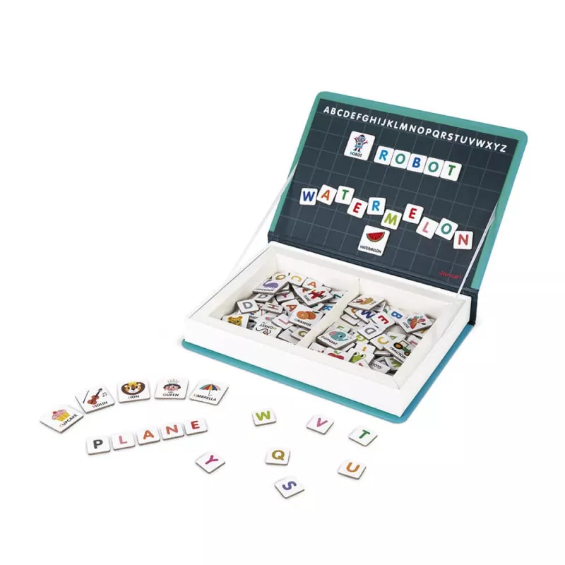 Janod Magnetibook Alfabet Magnetinis Mokomasis Žaidimas