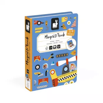 Janod Magnetibook Vehicles Magnetinė veiklų knygelė