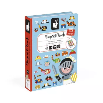 Janod Magnetibook Boy Costumes Magnetinis Lavinamasis Žaislas - 36 Detalių