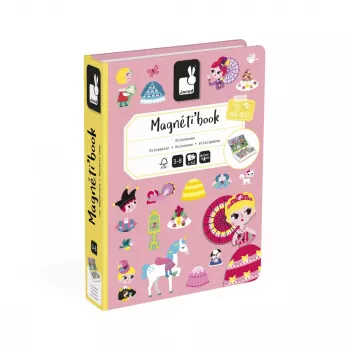 Janod Magnetibook Princesses – magnetinis žaidimo rinkinys