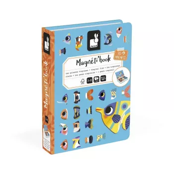 Janod Magnetibook Tropical Fish Magnetic Puzzle Book 3+