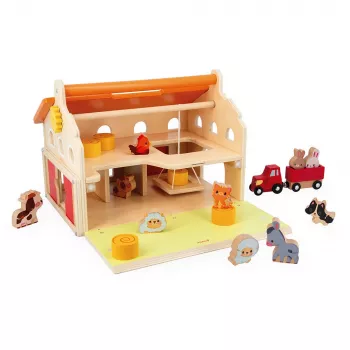 Janod Farma Wooden Farm Playset J03318