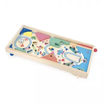 Janod Applepop Wooden Pinball Game J03368
