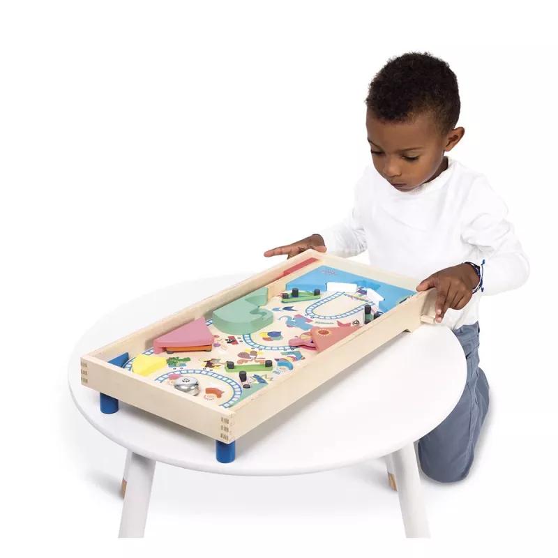 Janod Applepop Wooden Pinball Game J03368