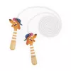 Janod Applepop Dog Jump Rope su medinėmis rankenomis 3+