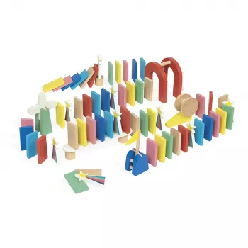 Janod Domino Obstacle Course 100 Pieces 3+