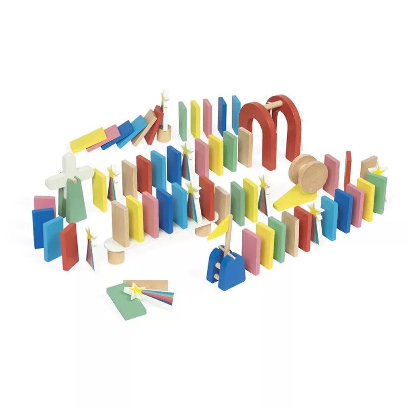 Janod Domino Obstacle Course 100 Pieces 3+
