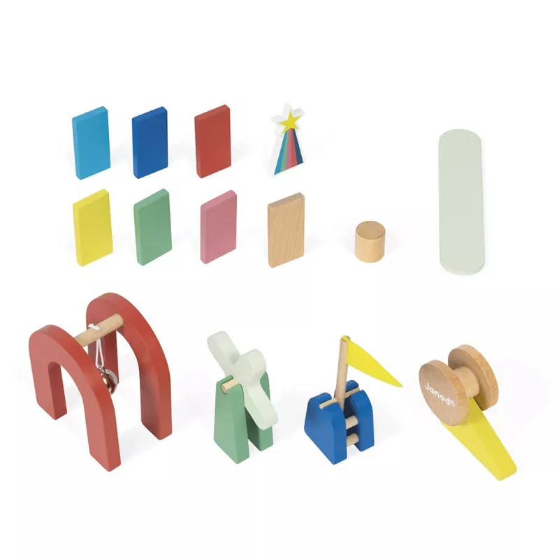 Janod Domino Obstacle Course 100 Pieces 3+
