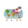 Janod World Map 28-Piece Magnetic Puzzle