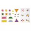 Janod Sensory Wooden Building Blocks Transparent Colored 12m+