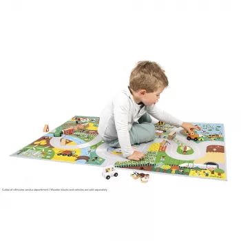 Janod Village Cross Roads Activity Play Mat J05930