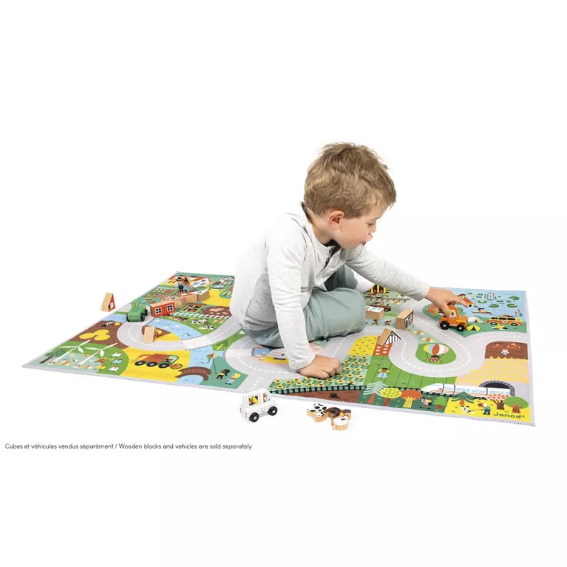 Janod Village Cross Roads Activity Play Mat J05930