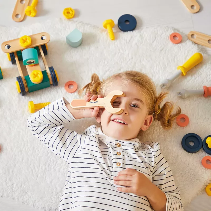 Janod Brico'kids 100 dalių konstravimo rinkinys nuo 3 metų