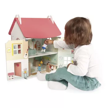 Janod Lilliputiens mediniai lėlių namai su 15 aksesuarų J06467