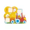 Janod Wooden Double-Sided Drawing Board Farm Tractor