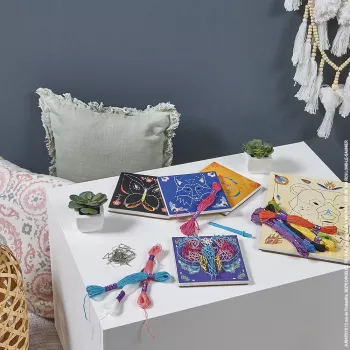 Janod 3D String Art Animals – kūrybinis rinkinys vaikams