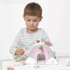 Janod Wooden Unicorn House Playset with 5 Accessories, 18m+