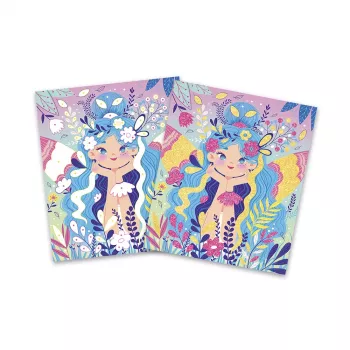 Janod Glitter Fairy Creative Art Kit vaikams nuo 6 metų