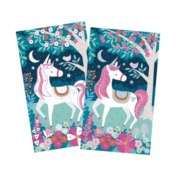 Janod Glitter Unicorns Kūrybinis Rinkinys 6+