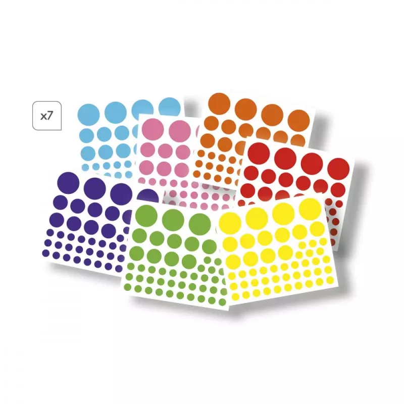 Janod My Arts & Crafts Round Stickers Creative Multi Set