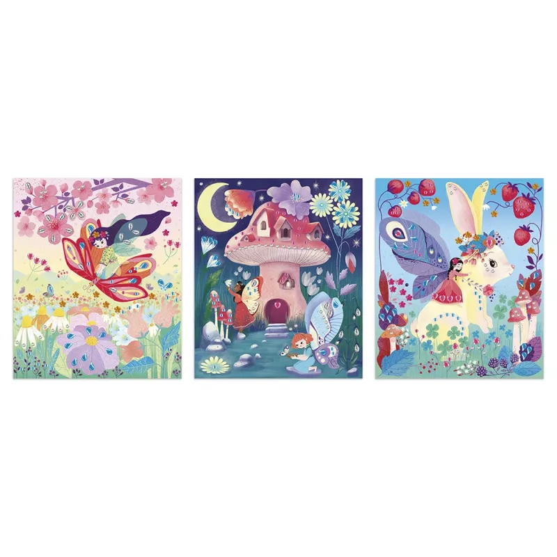 Janod Magic Fairies Rhinestone Art Kit 5+