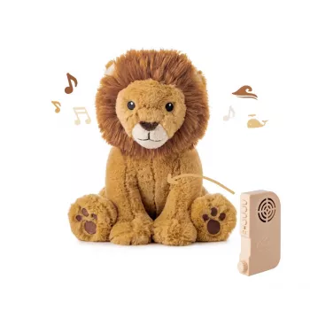 Cloud b Louis the Lion Soothing Plush Toy su 8 garsais