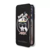 Karl Lagerfeld KLFLBKPXKSB Signature Glitter Bookcase, iPhone X/Xs, juoda