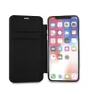 Karl Lagerfeld KLFLBKPXKSB Signature Glitter Bookcase, iPhone X/Xs, juoda