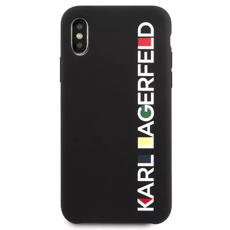 Karl Lagerfeld KLHCPXBHWHBK iPhone X/XS Hardcase Black Glossy Bauhaus