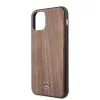 Mercedes-Benz Wood Line Walnut Hard Case for Apple iPhone 11 Pro Max - Brown