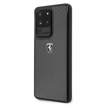 Ferrari Hardcase FEHCAHCS69BK, skirta Samsung Galaxy S20 Ultra, Black Carbon Heritage