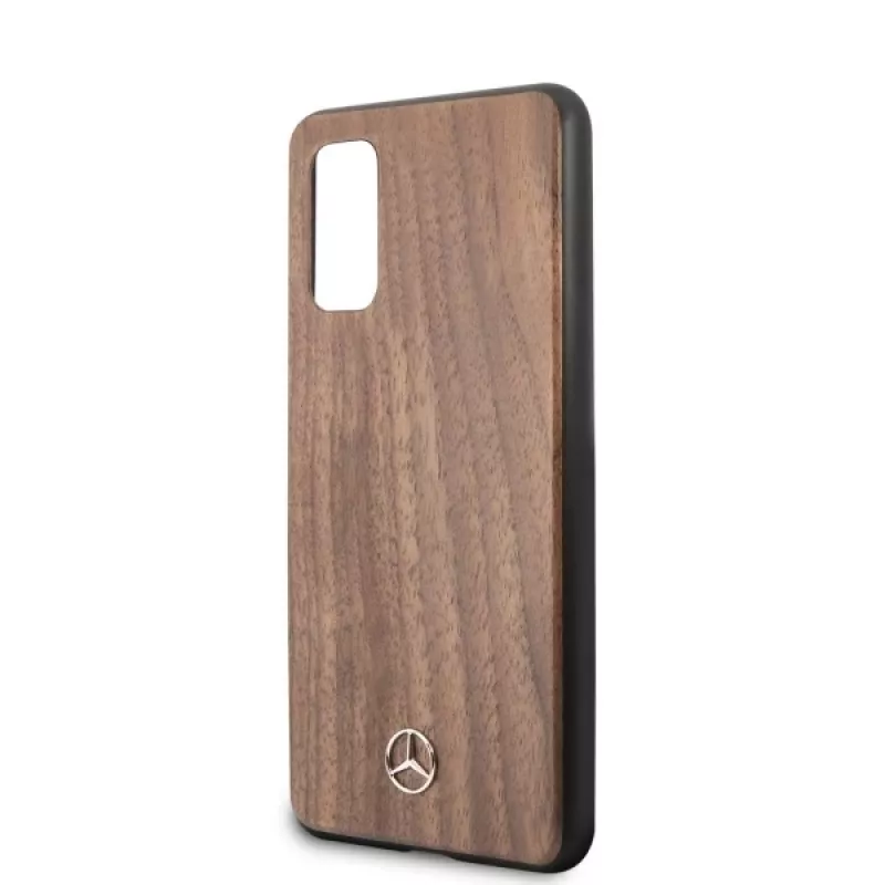 MERCEDES-BENZ Wood Line Walnut Hard Case Samsung Galaxy S20 (SM-G980) - Ruda