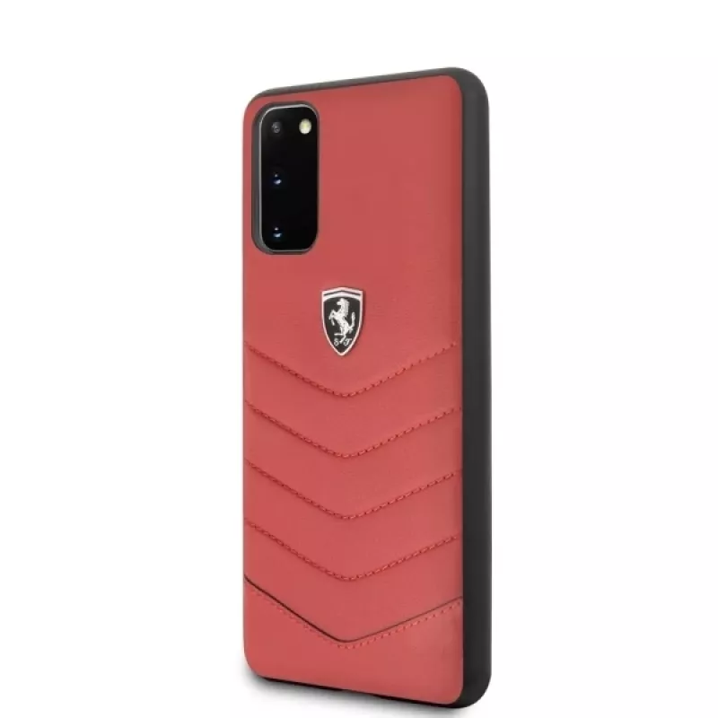 Ferrari Hardcase FEHQUHCS62RE Heritage for Samsung Galaxy S20, Red